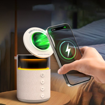 Popular Portable BT Speaker Versatile 3-in-1 Night Light Magnet Charger with Super Bass Electronics Gadgets